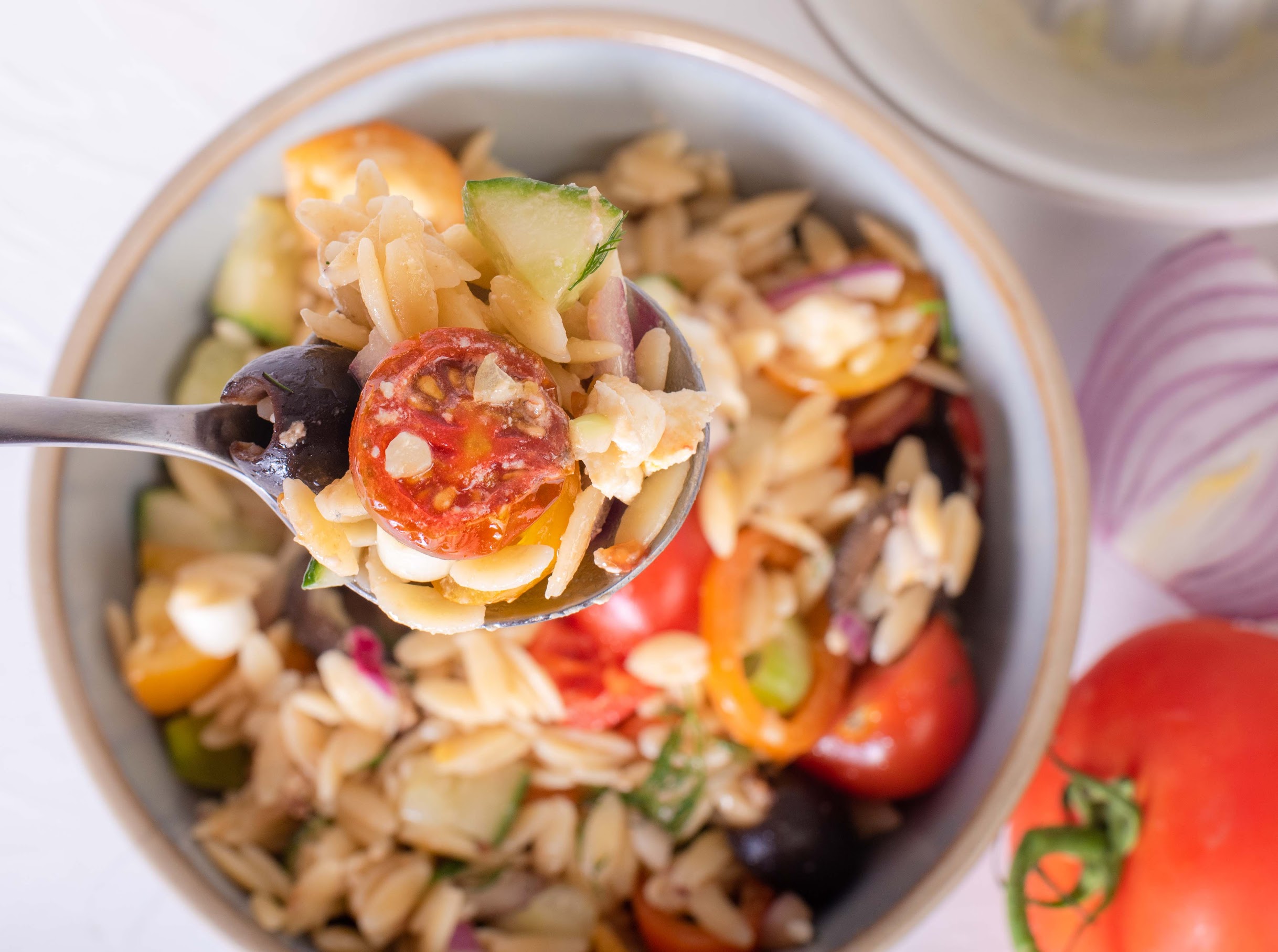 Greek Orzo Salad